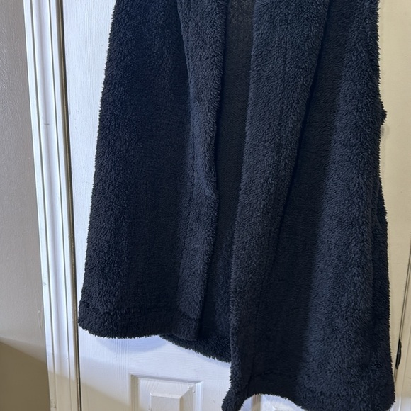 Koolaburra by Ugg Teddy Bear Black Hooded Cardigan Size Large - Picture 4 of 10